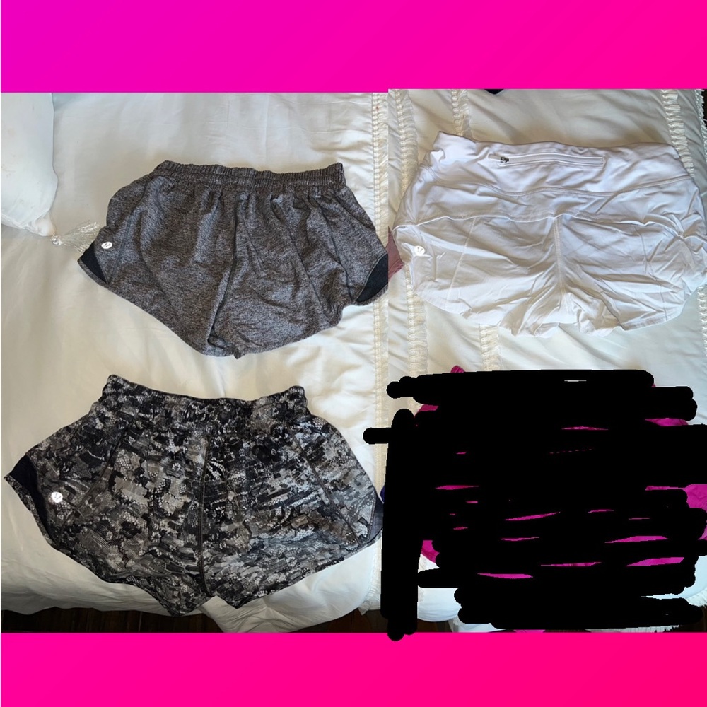 LULULEMON HOTTY HOT & SPEED UP SHORTS